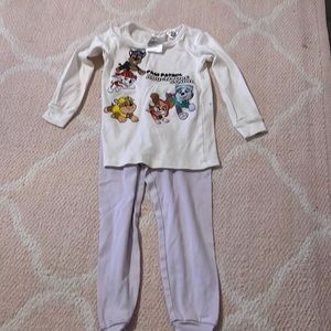 H&M new without tags Paw Patrol Kids PJ